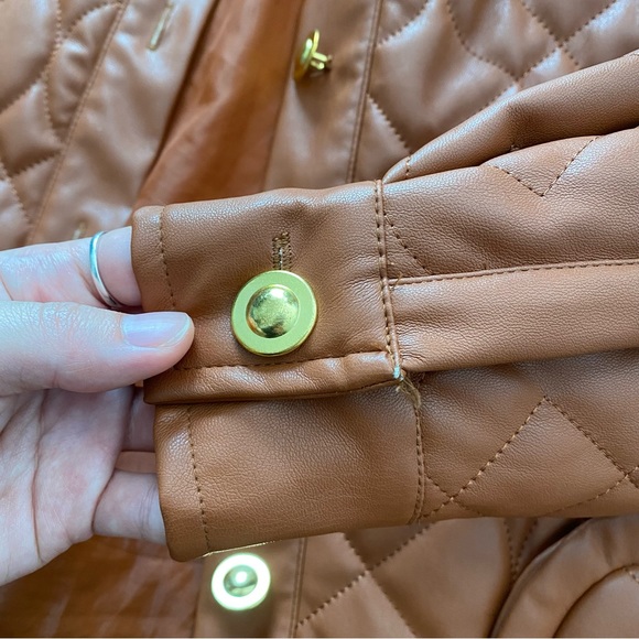 HOUSE OF SUNNY MIDCENTURY QUILTED SHIRT JACKET - Picture 8 of 14